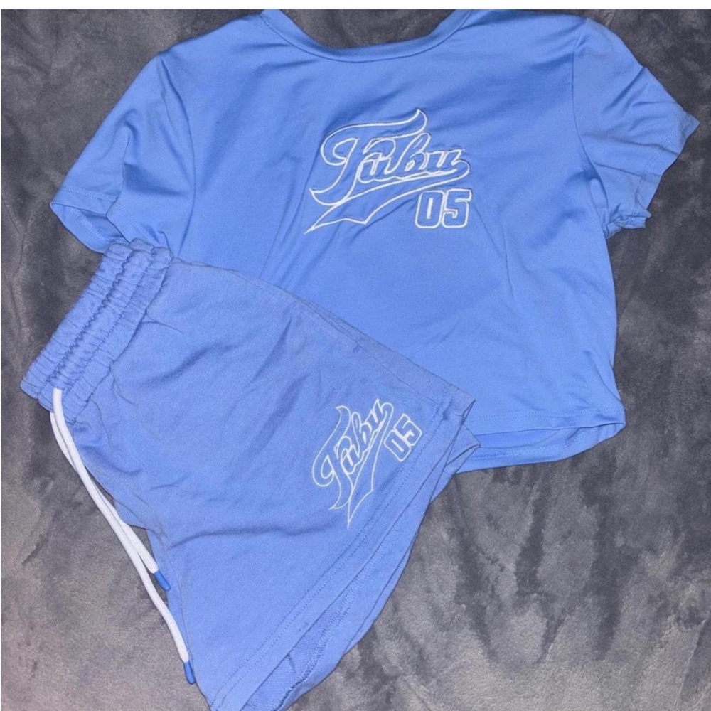 Fubu top with matching shorts
